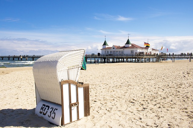 Strandkorb bei Ahlbeck auf Usedom